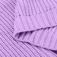 thumbnail image 6 of Lovskoo Sweaters for Women Trendy Casual Long Sleeve Solid Color Sweater Sleeve Sweater Purple, 6 of 6