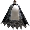 thumbnail image 2 of Cape Cobweb Halloween Costume Cosplay pour Enfants Costume de Performance Cape Araignée, 2 of 4