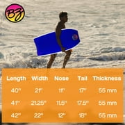 BZ Pro 42 Bodyboard - Blue/Red