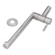 thumbnail image 2 of Grifo De Agua, Grifo De Fregadero Moderno De Acero Inoxidable Giratorio Para Lavabo Para Cocina Para Balcón, 2 of 7