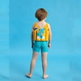 thumbnail image 4 of LIIPEE Boys Girls Life Vest Cartoon Animal Printed Sleeveless Round Neck Romper Buoyancy Life Jacket Toddler Leisure Weekend Bathing Suit,Yellow,18-24 Months, 4 of 7