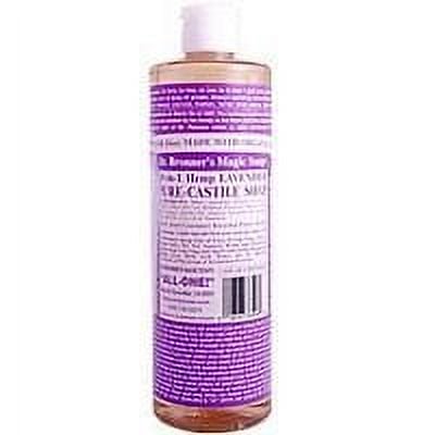 Dr Bronners Castile Lavender Liquid Soap, 16 Ounce - 6 Per Case.