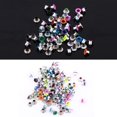 thumbnail image 2 of Domqga 500Pcs Mixed Colors 3mm Round Shape Metal Eyelets Scrapbooking Card Making Craft Leather Hot , Metal Eyelets, Eyelets Buckle, 2 of 8