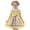 Yellow-ew2DK, variant on RFQWOVSR Girls Floral Print Dress 3 Piece Set German Vintage Style Kids Performance Outfit 13-14 Years