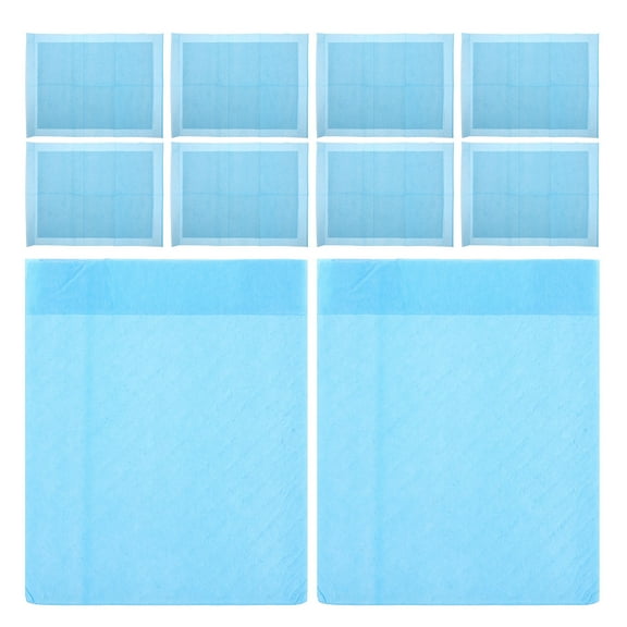 PBPBOX 10 Pcs 1 Set Disposable Bird Cage Pads Water absorbing Chassis Pads for Parrots Sky Blue