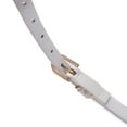 thumbnail image 5 of Beltox Women’s Skinny Leather White Belt Waist or Hips Ornament Size 30, 5 of 5