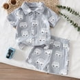 thumbnail image 2 of Soepste Baby Boy Set Baby Boy Outfits 3-6 Months Toddler Boy Clothes Summer Outfits Kids Short Sleeve T-Shirt And Shorts, 2 of 5