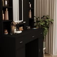 thumbnail image 7 of The white vanity with LED mirror is equipped with a hair dryer rack, and the vanity in the bedroom and dressing room is equipped with a dressing pad, 7 of 7