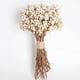 thumbnail image 1 of Bola de algodón natural 100G MACHAO flores secas hierba seca ramo de frutas blancas reales decoración de fiestas bricolaje de bodas decoración familiar 20-25 cm, 1 of 5