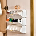 thumbnail image 5 of HomeKingdee Closet Wardrobe Cabinet Organizers Wall Mounted Sock Drawer Type PP Material, 5 of 6