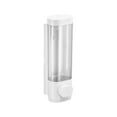 thumbnail image 2 of 3-in-1 Portable Hand Soap Dispenser & Storage Organizer | Kitchen & Bathroom Sink Soap Holder | Silver White Plastic Design | Compact 8.46x2.76x2.76in, 2 of 6