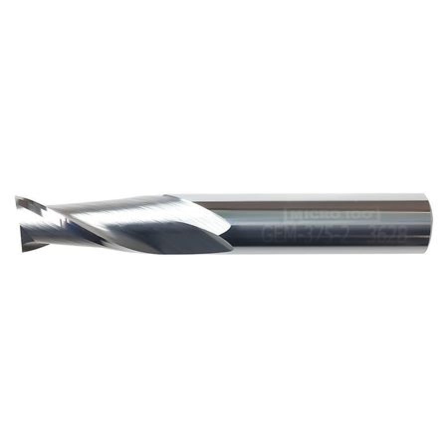 Number of Flutes: 2 ARM 5/16 Milling Dia 13/16 Length of Cut ARM-312-2 Micro 100 End Mill Uncoated