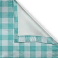 thumbnail image 4 of Ambesonne Turquoise Blue Window Valance, Soft Tones Checkered, 54" X 18", Pale Blue Turquoise, 4 of 5