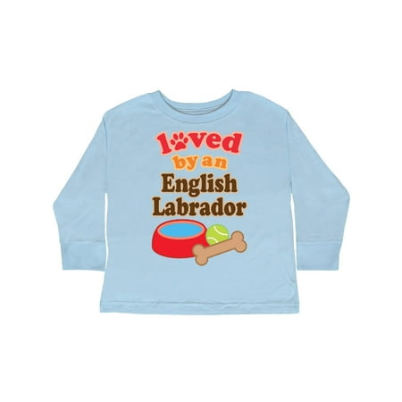 

Inktastic English Labrador Dog Lover Gift Toddler Boy or Toddler Girl Long Sleeve T-Shirt