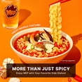 thumbnail image 4 of [Pack of 6] Samyang MEP Garlic Clam Ramen Spicy Instant Bowl Noodle Soup, Refreshing Seafood Broth Ramyeon, Quick Microwave Meal, 3.88 oz, 4 of 6
