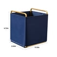 thumbnail image 3 of LADIGASU Penholder Leather Square Pen,Desktop Stationery Storage Box,Office Accessories Storage Box,Home Large-Capacity Pen, 3 of 8
