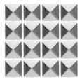 thumbnail image 1 of USHOBE 100Ud Remaches Cuadrangulares De Hierro Plata Para Adornos En Prendas Y Artículos DIY, 1 of 7