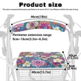 thumbnail image 6 of HELLHERO Removable Rollator Walker Seat Covers and Rollator Seat Covers Waterproof & Easy Fit and Seniors Poplar Flower, 6 of 7