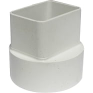4 x 6 x 6 in. Downspout Adapter PVC SDR35 - Walmart.com