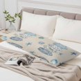 thumbnail image 6 of Coastal Beach Body Pillow Cover 20 x 54 Inch Decorative Pillow Cover Ocean Nautical Surfboards Starfish Beige Lumbar Pillowcase Seasonal Rectangle Cushion Case for Couch Sofa Bed Living Room, 6 of 9