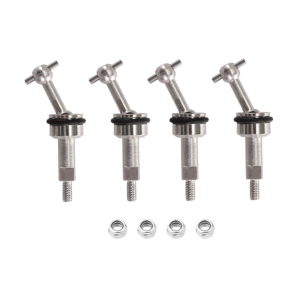 Kit de eje de transmisión Kit de reparación de automóviles RC Universal Professional Instalación fácil CVD Metal CVD Eje de transmisión para 284131 4pcs
