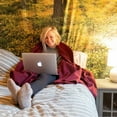 thumbnail image 6 of Arcturus Military Wool Blanket - 4.5 lbs, Warm, Thick, Washable, Large 64" x 88" - Great for Camping, Outdoors, Sporting Events, and Survival Kits (Wine), 6 of 8