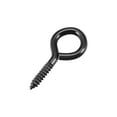 thumbnail image 3 of Uxcell 50Pcs Screw Eye Hooks Self Tapping Screws Screw-in Hanger Eye-Shape Hooks Black 0.79", 3 of 6