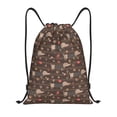thumbnail image 1 of Lsque Dachshund Dog Puppy Print Drawstring Backpack Bag Sport Gym Sackpack Cinch Bags Drawstring Bags Draw String Sport Bag-Medium, 1 of 6