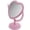 Pink, variant on Vintage Desktop Makeup Mirror Creative Heart Shaped Mirror Rotatable Mirror