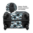 thumbnail image 4 of Lsque Angry Shark Printed Luggage Cover, Travel Luggage Protector,Scratch and Dirt Resistant, Fits 18-32 Inch Luggage - Large, 4 of 9