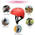 thumbnail image 4 of Yuphony Kids Bike Helmet Toddler Helmet Ages 2-8 Years Old Boys Girls Multi-Sport Helmet children Helmets Adjustable Cycling Multi-Sport Child's Helmet for Football Roller Skating Scooter, 4 of 7