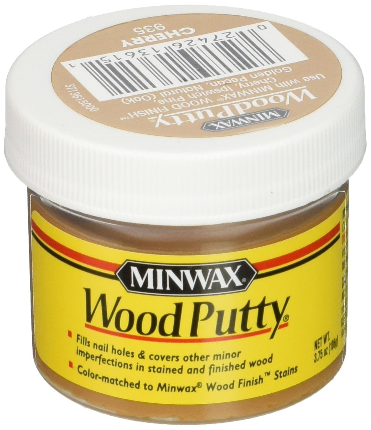 Minwax 13615000 Wood Putty, 3.75 Ounce, Cherry
