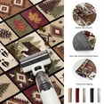 thumbnail image 5 of Area Rugs 2.7'x5', Country Patch Plaid Carpet Runner Indoor Outdoor Rugs Home Decor Aesthetic, Brown Farmhouse Retro Bear Deer Cabin Non Slip Mats Washable Accent Rug for Living Room Bedroom, 5 of 8