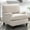 Light beige, variant on Pocket Springs, Easy - Clean Polyester Fabric / Cozy Seating for Bedroom