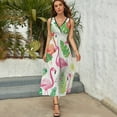 thumbnail image 5 of Flamingo Pattern King Size Sleeveless Dress Dresses Summer Women Dresses Clothing Woman Dresses Dress, 5 of 7