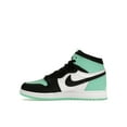 thumbnail image 2 of Jordan Kid's 1 Retro High OG Green Glow Basketball Shoes, from StockX, 2 of 5