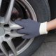 thumbnail image 4 of Guantes de microfibra para limpiar - 1 par de manoplas reutilizables para ventanas, persianas, lámparas, coches y muebles - Poliéster gris, 4 of 8