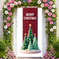 thumbnail image 3 of Decorative Design Christmas Banner Colorful Trees Holiday Decoration for Winter Party Home Decor Celebration, 3 of 9