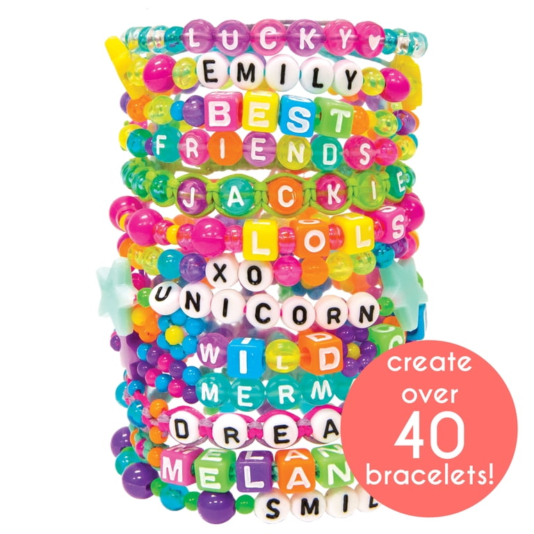Just My Style ABC Beads Bracelet-Making Kit, 1100+ Pieces photo 4