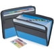 thumbnail image 5 of Carpeta de archivos expandible, organizador de documentos de 13 bolsillos con cremallera, carpetas de archivos expandibles de acordeón portátil tamaño carta A4 (azul), 5 of 5