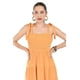 thumbnail image 5 of Vestido midi con detalle smock Roman Fashion /Juvenil, 30105 (Naranja) naranja M, 5 of 5