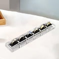 thumbnail image 1 of Soporte de exhibición de anillo de acrílico para la decoración del dormitorio de Durable, para organizar de anillos de joyería personal Accesorio Adorno 22cmx3.5cm Hugo Bandeja de exhibición de joyas, 1 of 10