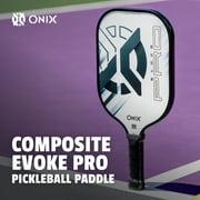 ONIX Evoke Pro Pickleball Paddle Features Composite Face and Precision Cut Polypropylene Core