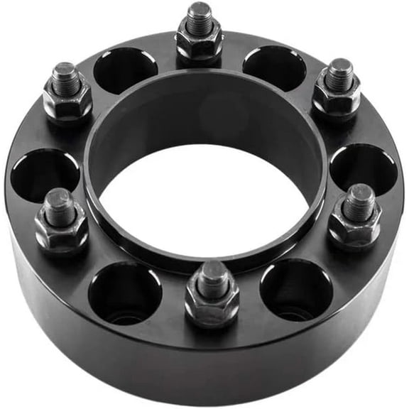 6x5.5 Hub Centric Wheel Spacers 1.25 Compatible with Chevy Silverado Sierra 1500 Compatible with GMC 78.1 Grade 12.9 Studs One Piece