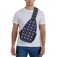 thumbnail image 6 of Sling Bag Baseball Vintage Sport Hiking Daypack Crossbody Shoulder Backpack Travel Chest Pack for Men Women, 6 of 6