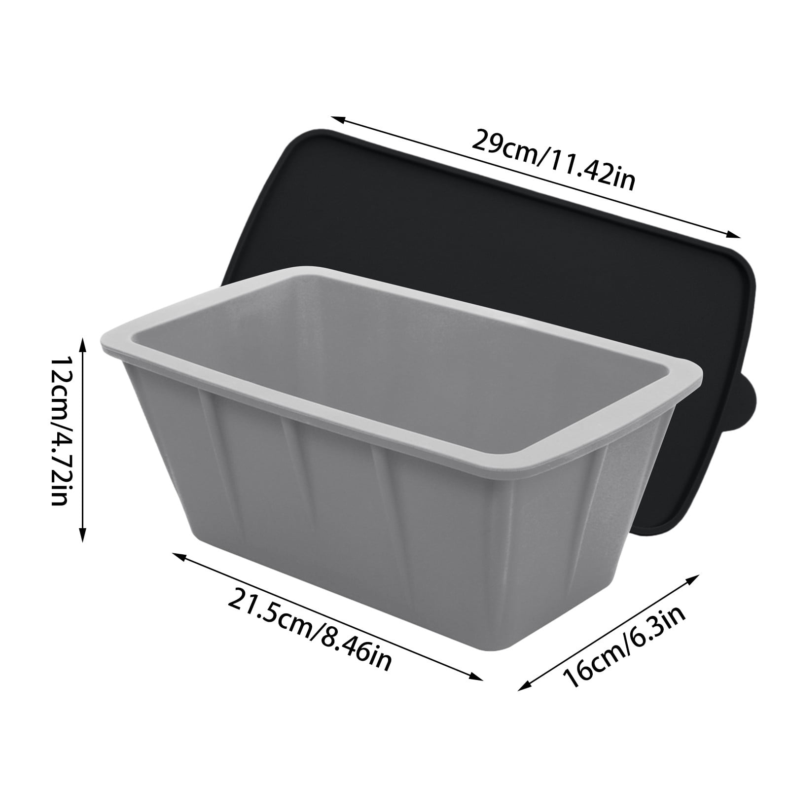 STAOEDU Large Ice Cube Tray for Ice Bath, 3kg Silicone Ice Cube Tray, Reusable Ice Maker for Freezer, Ice Bathing, Cold Bath or Cooler with Lid