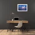 thumbnail image 3 of Podt, Martin 32x23 White Modern Wood Framed Museum Art Print Titled - Blue Hour I, 3 of 4