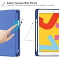 thumbnail image 3 of Case For Ipad 10.2 2019, Ultra-Thin Soft Tpu Back Cover, Protective Case With Built-In Ipad Pen Holder, Automatic Sleep / Wake Up, For 10.2 "Ipad 7th Generation, Blue, 3 of 7