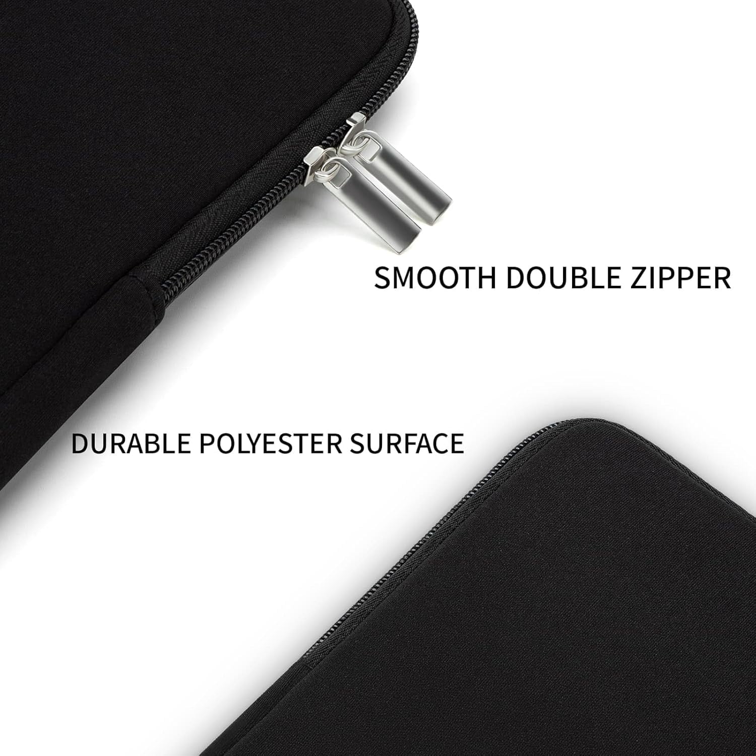 Laptop Sleeve Case 13.3 inch for MacBook Air 13 inch Mac Book Pro 14 inch M5 2025 A3434 M4 M3 M2 M1 Computer Laptop Protective Sleeve Carrying Case Cover Bag Skin 13.3 inch Accessories, Black