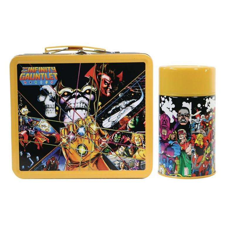 Marvel Infinity Gauntlet Lunch Box with Thermos (Comic) - Walmart.com